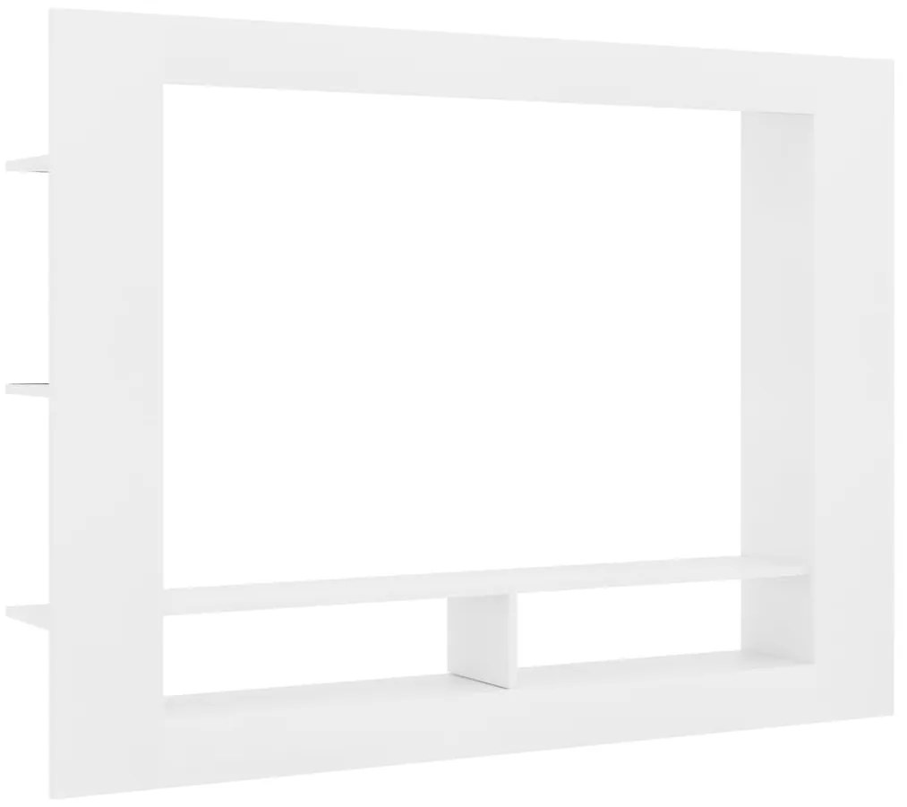 800738 vidaXL Comodă TV, alb, 152x22x113 cm, PAL