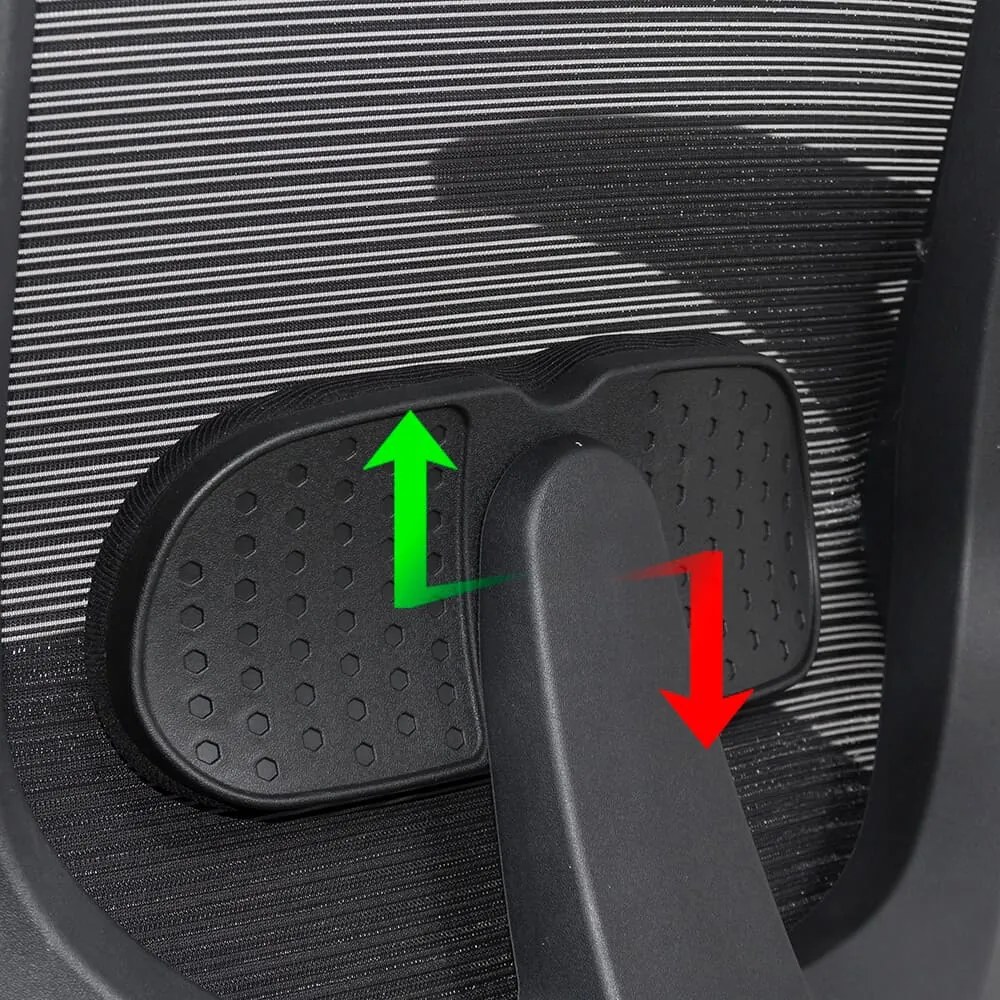 Scaun ergonomic SYYT 9509 negru, mesh complet și șezut reglabil