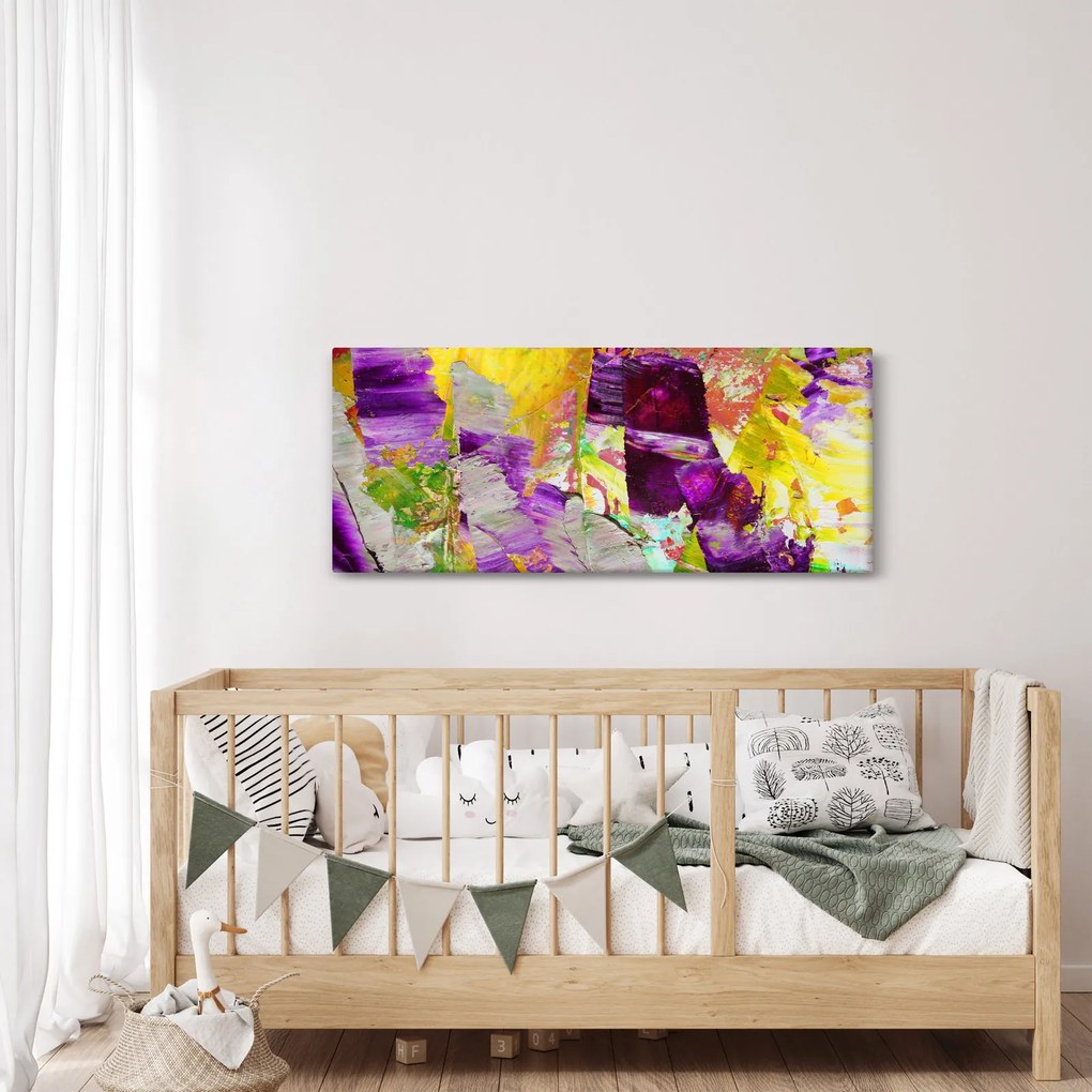 Tablou cu abstracție - pictura (120x50 cm)