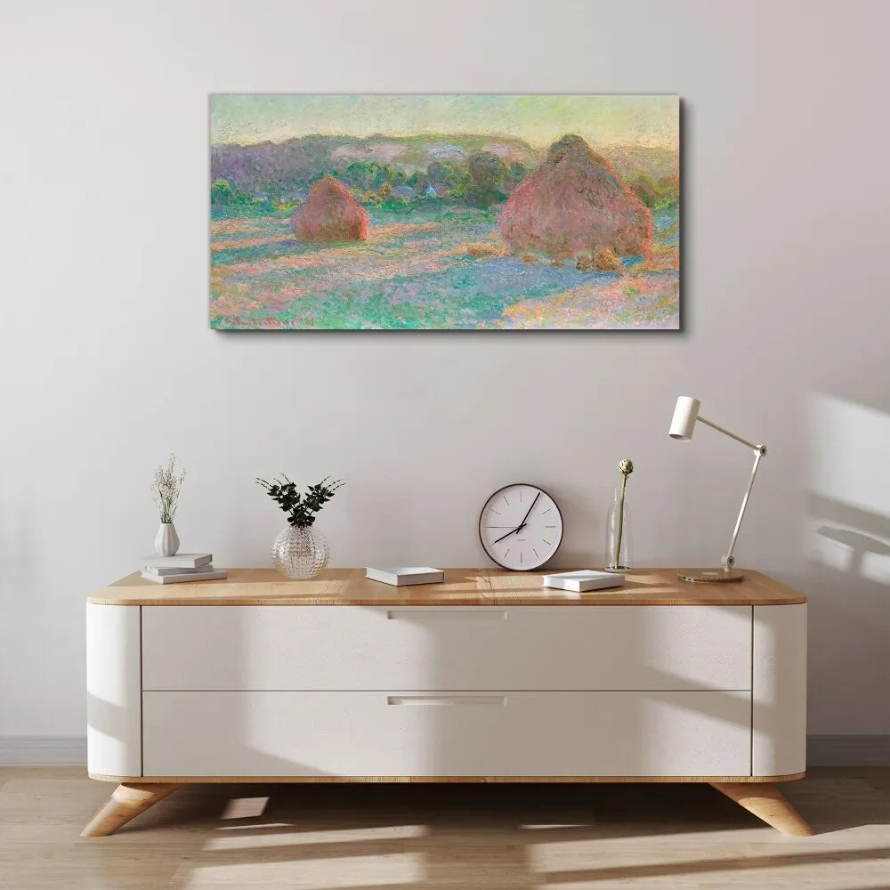 Tablou canvas Căpioare de fân Monet