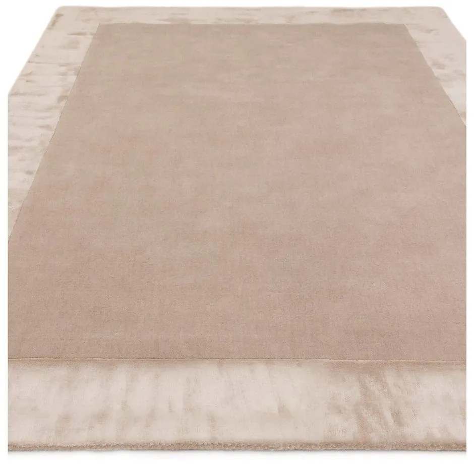 Covor bej handmade din amestesc de lână 120x170 cm Ascot – Asiatic Carpets