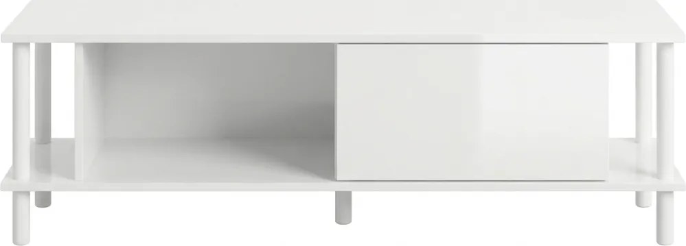 OFERTA Comoda TV PARIS 150 cm, alb II. calitate