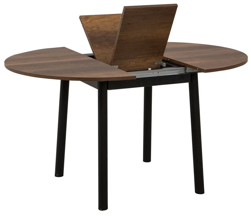 Masă de luat masa Oliver Walnut Black