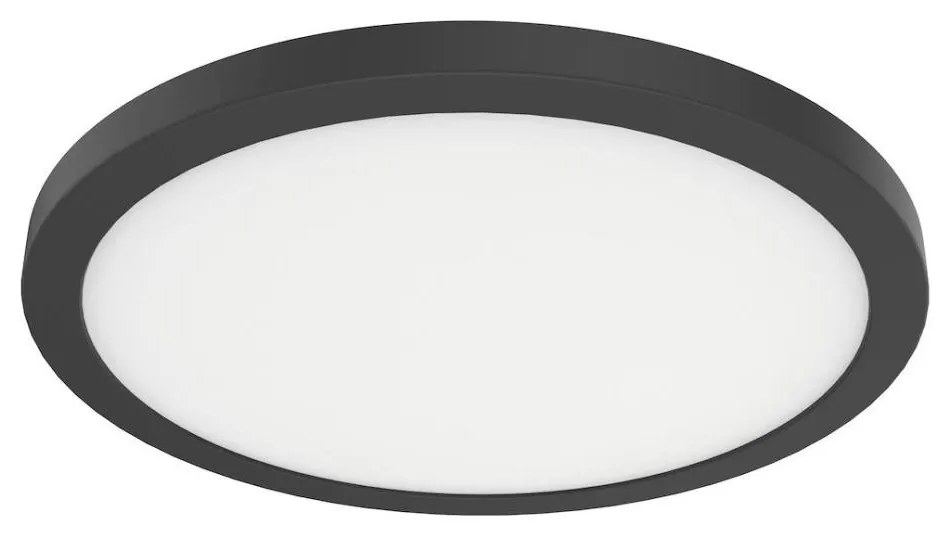 Plafonieră LED EVORA, 24W, 230V, 3000/4000/6000K, diametru 30 cm, neagră