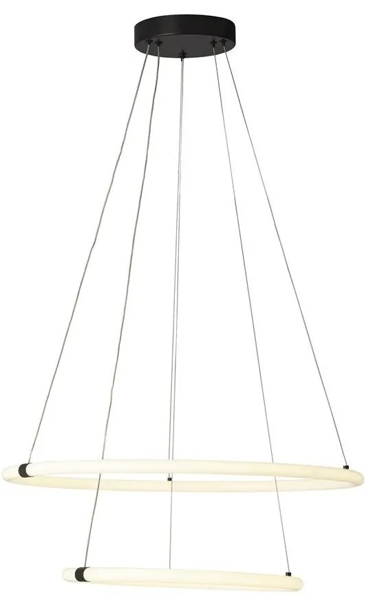 Pendul, Lustra suspendata cu 2 inele, design modern LED, Revolve