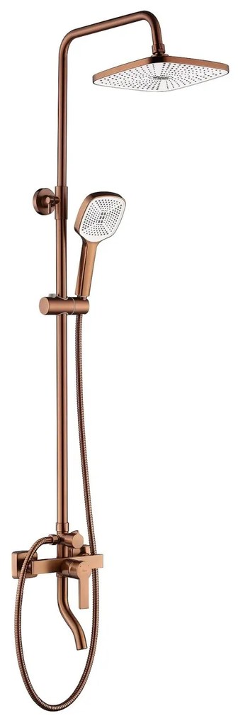 Set baterie de dus Argus cupru periat MY2021-77C