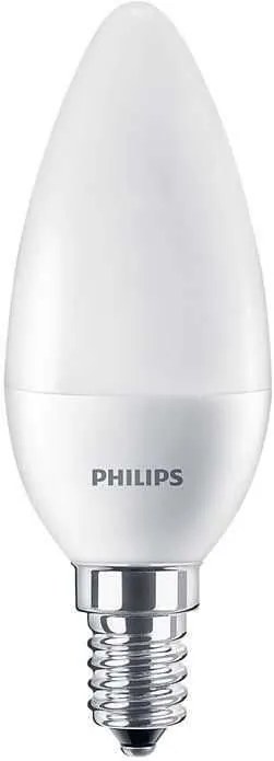 Bec LED Philips lumanare B38 E14 7W (60W), lumina naturala 4000K, 929001325402