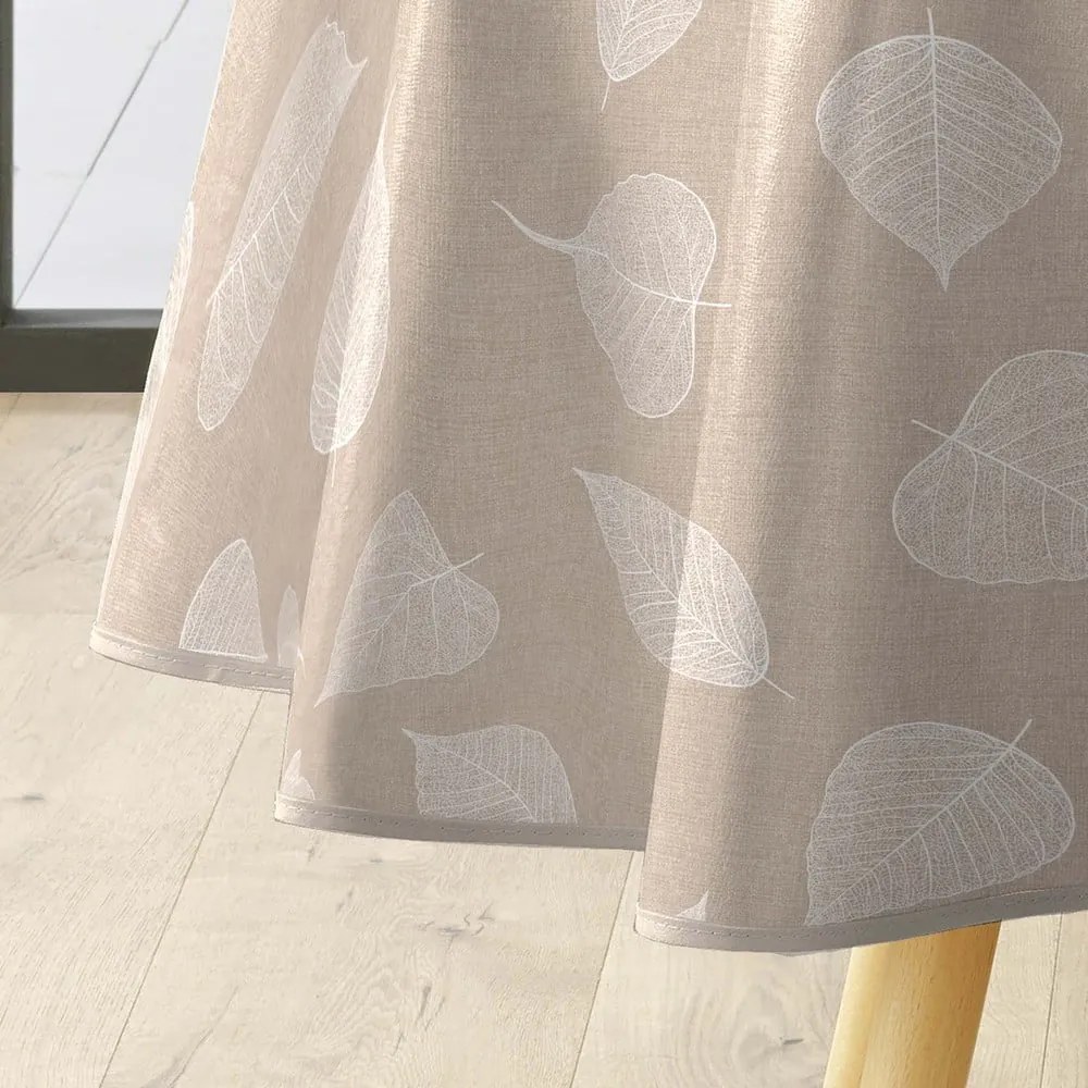 Față de masă lavabilă ø 160 cm Feuillys – douceur d'intérieur