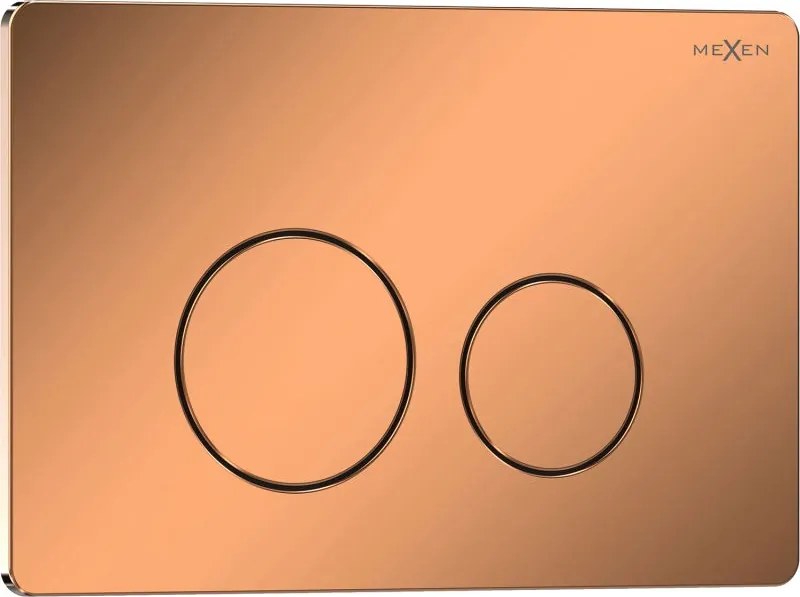 Mexen Tex 06 buton de spălare oțel inoxidabil, aur roz lucios - 6106-09