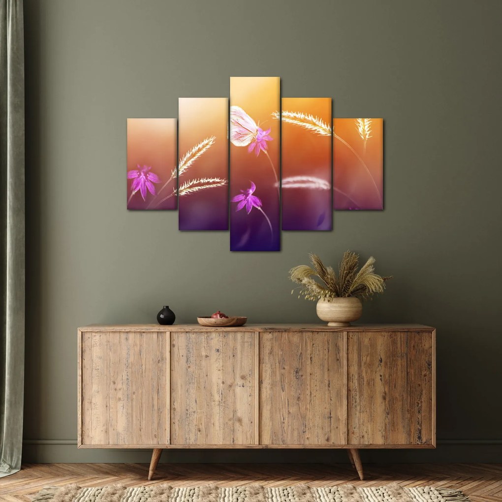 Tablou - Fluture roz (150x105 cm)