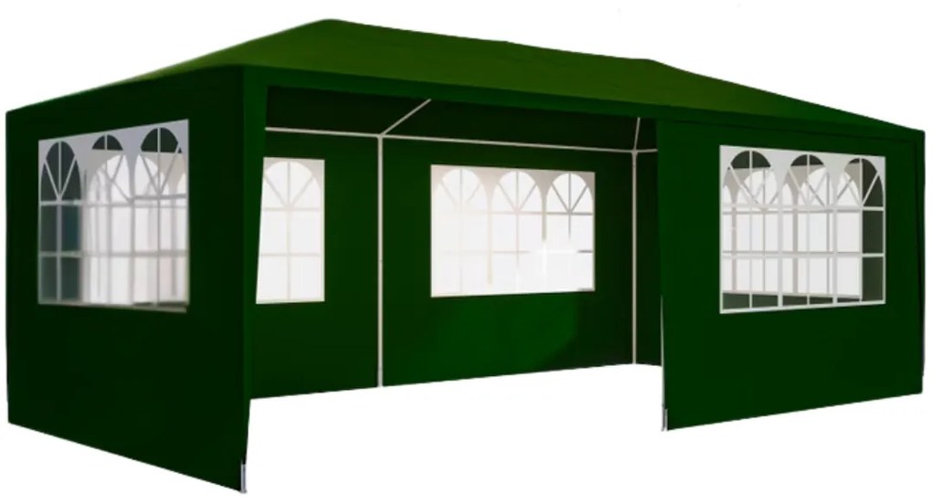 Cort de petrecere NEAPOL, 3x6m, verde Jurhan
