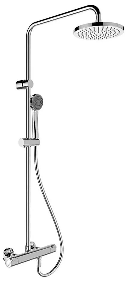 Set de duș cu baterie termostatică LAUFEN HF500957100600 CITYPRO crom