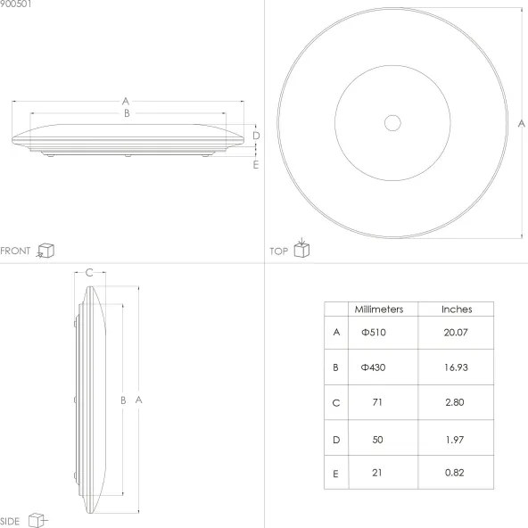 Plafonieră LED NIEVES LED/30,8W/230V Eglo 900501