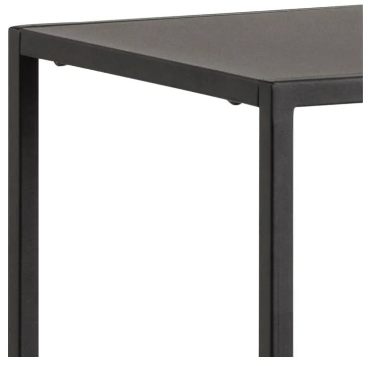 Bibliotecă neagră din metal 80x86 cm Newcastle – Actona