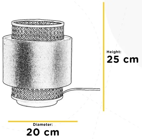 Lampă de masă ONLI VIENNA 1xE27/22W/230V