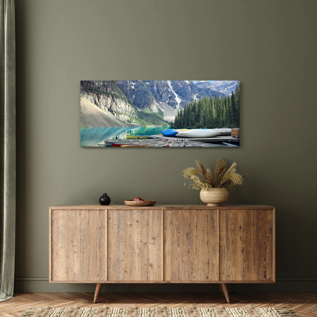 Tablou - Moraine Lake (120x50 cm)