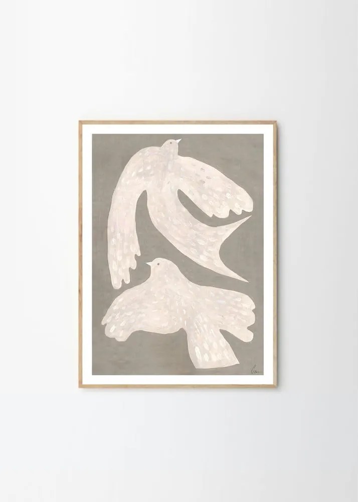 Poster 30x40 cm Two Birds – Clara Schicketanz – The Poster Club