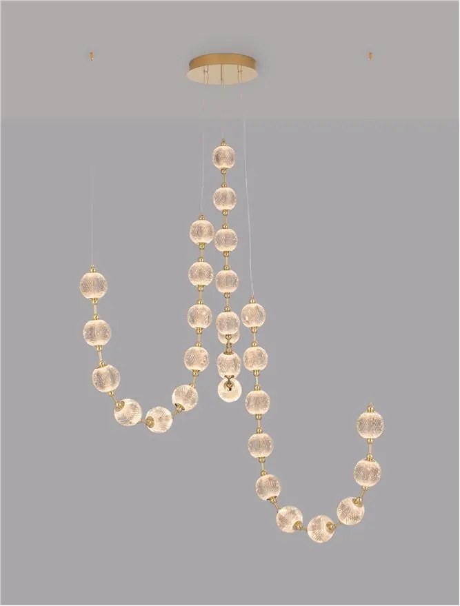 Lustra LED XXL suspendata moderna design elegant BRILLANTE