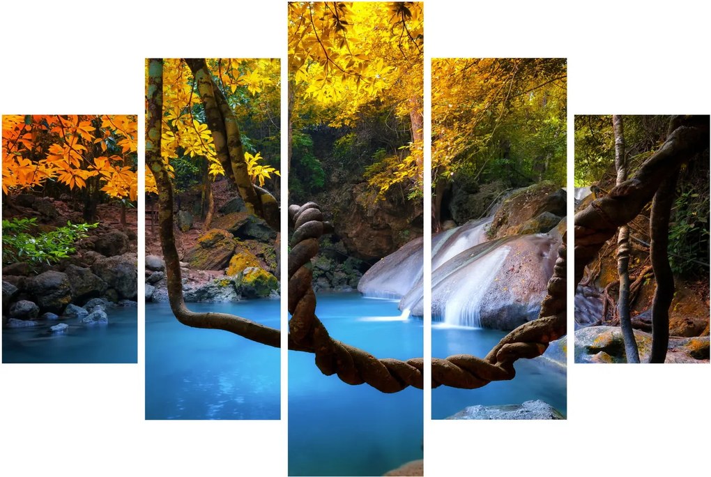 Tablou - Cascade din Asia (150x105 cm)