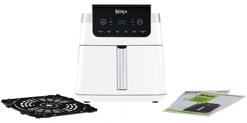 Friteuza cu aer cald Ninja Max Pro AF180EUWH, 2000W, 6.2 L, 1.2 kg, 40-240°C, 6 programe, Alb