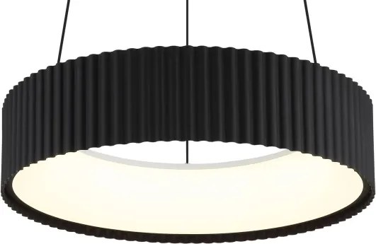 Globo 15924S - Candelabru LED suspendat pe cablu KEMP LED/45W/230V, Ø 46 cm, negru