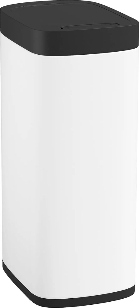 HOMCOM Coș de gunoi de bucătărie automat 50 L, coș cu senzor de mișcare, funcționează pe baterii, 26,5x35,5x68 cm, crem | Aosom Romania