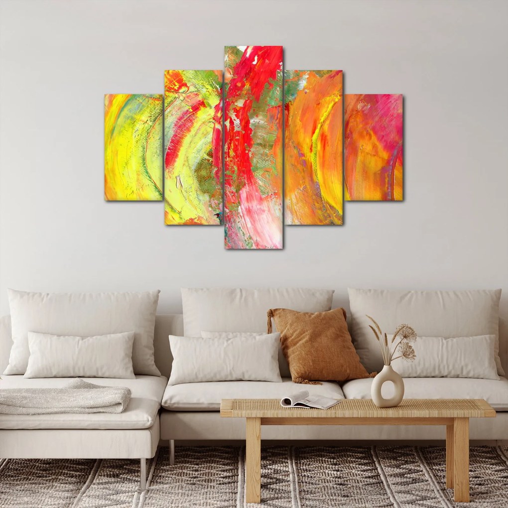 Tablou cu abstracție- pictura (150x105 cm)
