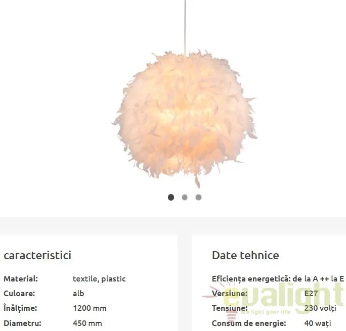 Lustra / Pendul stil modern 45cm Katunga 15057 GL