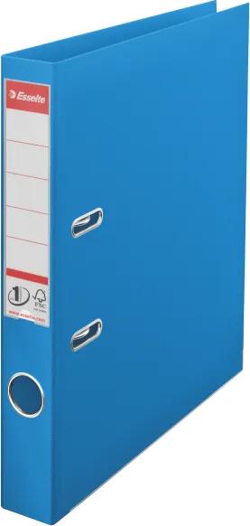 Biblioraft plastifiat ESSELTE 5cm albastru vivida standard