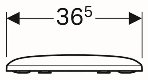 Capac wc soft close Geberit, Icon Dreptunghiulara