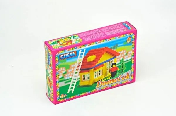 Kit Cheva 6 Casa plastic 86buc in cutie 22,5x15x5cm