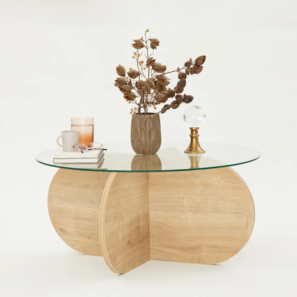 Măsuță de cafea Bubble Sapphire Oak