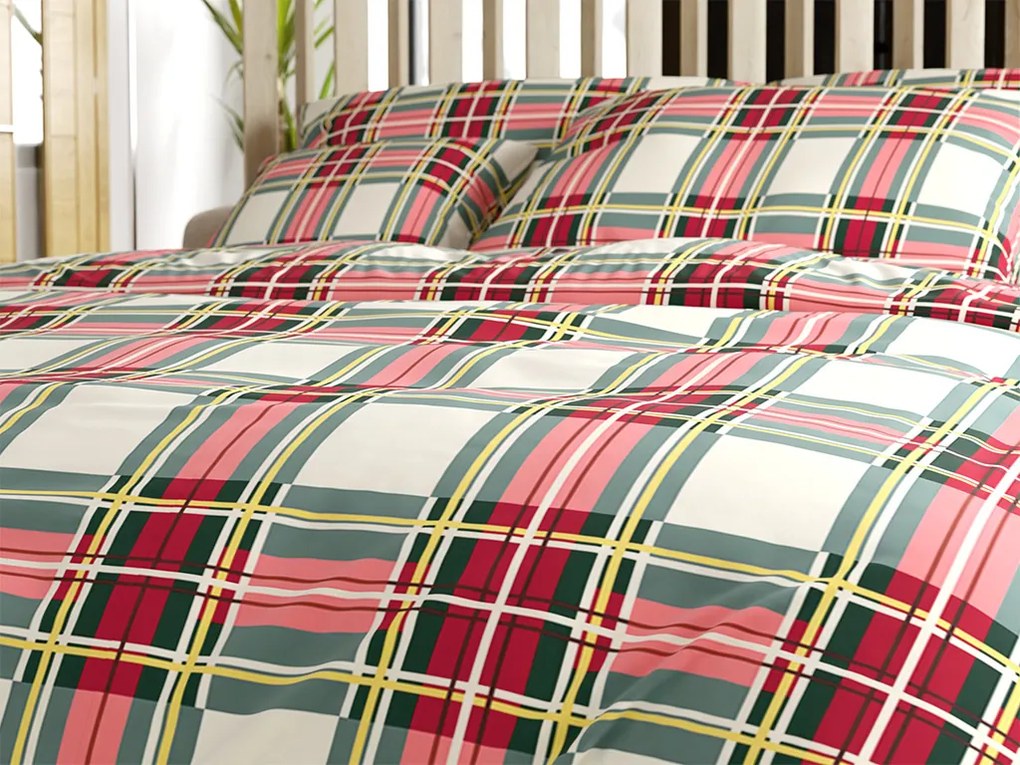 Lenjerie de pat din crepon LANSO POLY colorata Dimensiune lenjerie de pat: 2 buc 70 x 90 cm | 200 x 220 cm