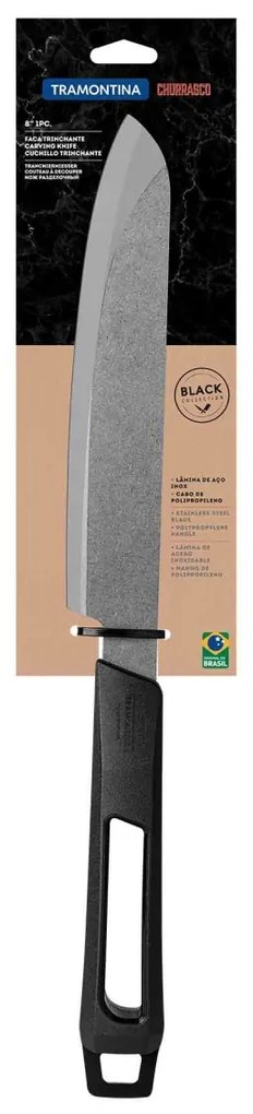 Cutit pentru carne lungime totala 40.8 cm Churrasco Black Tramontina 26590108