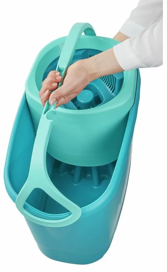 Set mop Leifheit Clean Twist M Ergo + Gratuit detergent pentru podele 1 l 52127