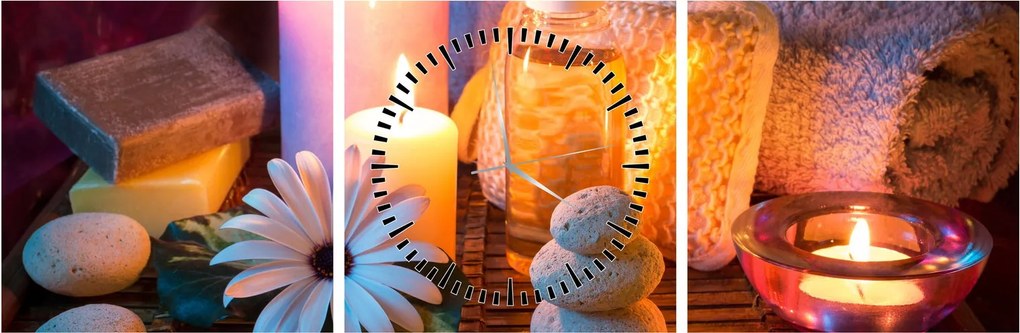 Tablou - Momentul odihnii (cu ceas) (90x30 cm)