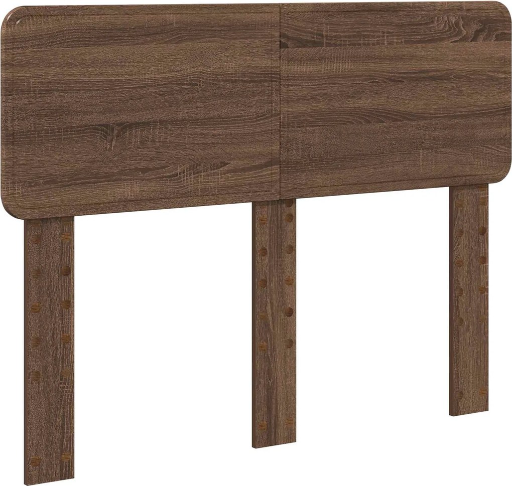 vidaXL Tăblie cap Stejar închis 135 cm Lemn compozit