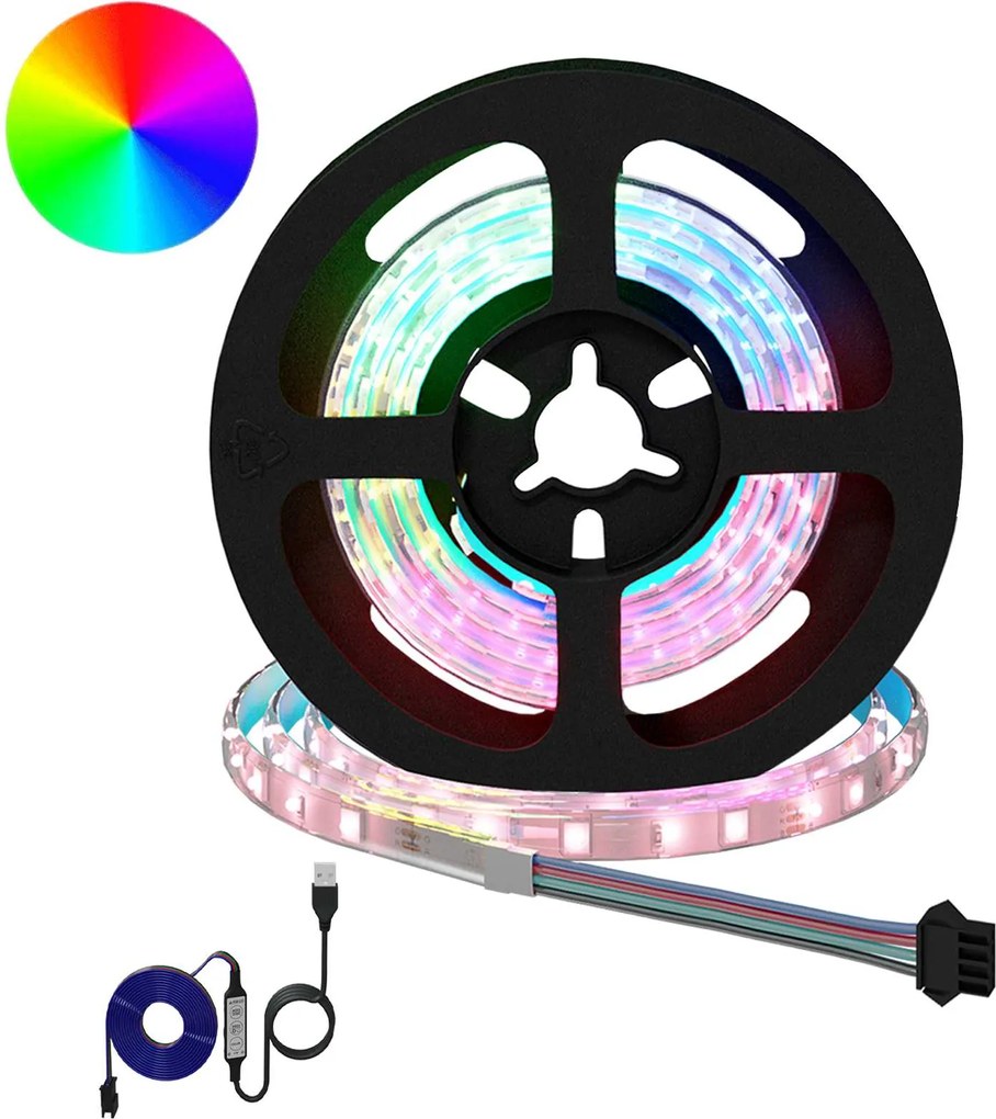 vidaXL Bandă LED 2 pcs Negru și transparent 750 mm Cupru și Plastic