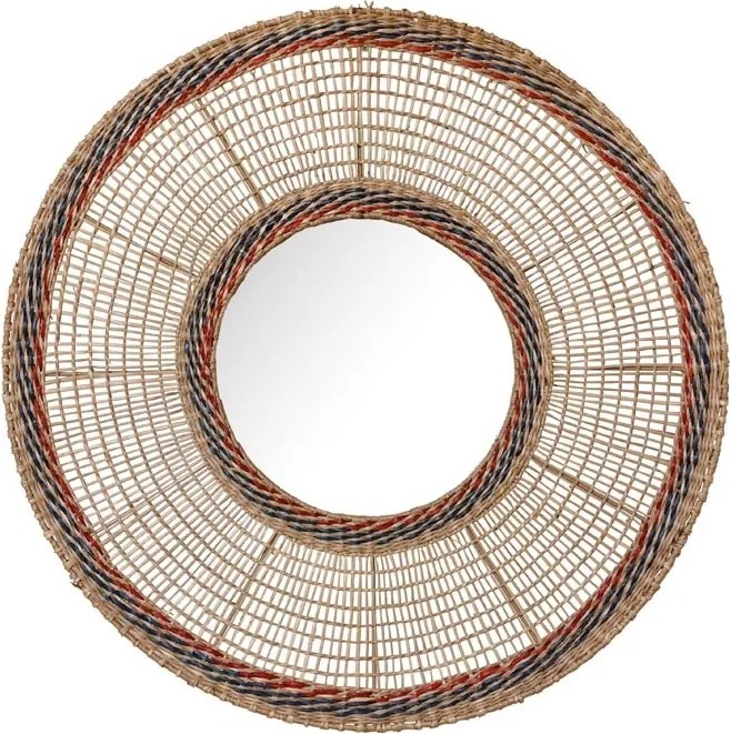 Oglinda de perete, din iarba de mare, Samoa