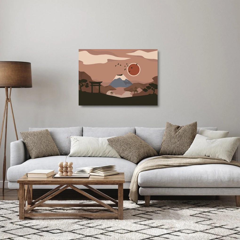 Tablou pe sticlă - Japonia N⁰1 (70x50 cm)