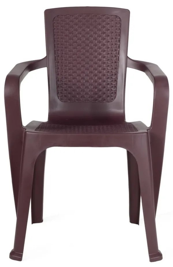 Scaun din ratan Brown 38 x 44 x 84 cm
