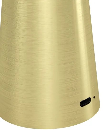 Lampă LED dimabilă de exterior Eglo 900923 PICCOLA 2,8W/5V 5200mAh IP54 auriu