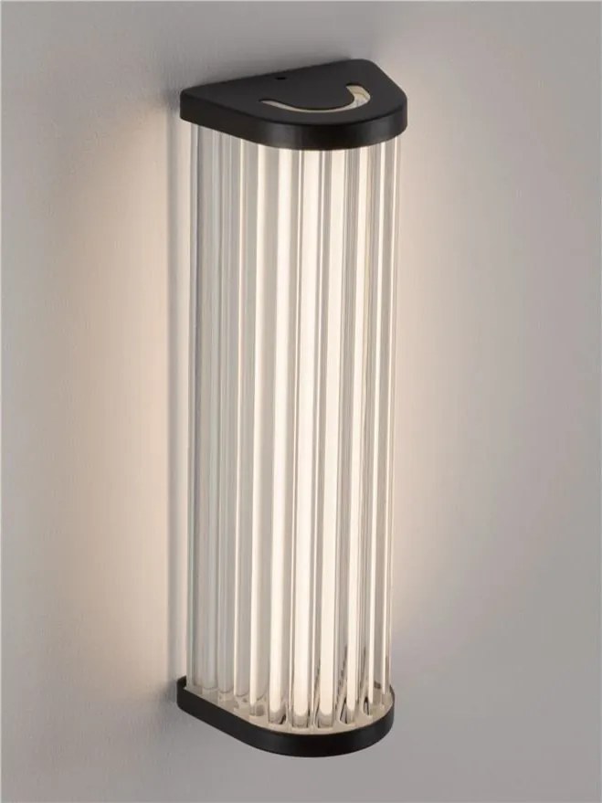 Aplica de perete LED baie IP44 VITREE negru