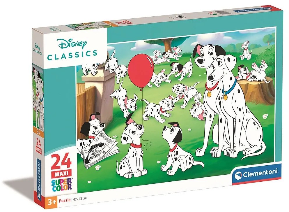 Disney 101 Dalmațieni Puzzle maxi Clementoni 24 de piese