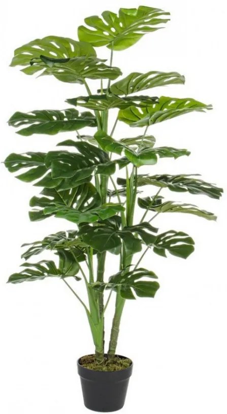 Planta artificiala decorativa cu ghiveci, 120 cm, Philodendron Bizzotto