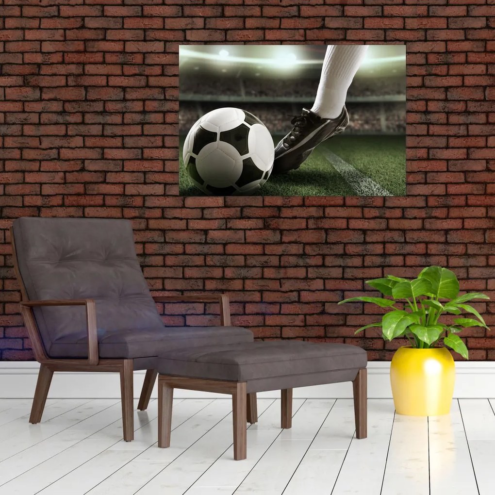 Tablou - Minge de fotbal (90x60 cm)