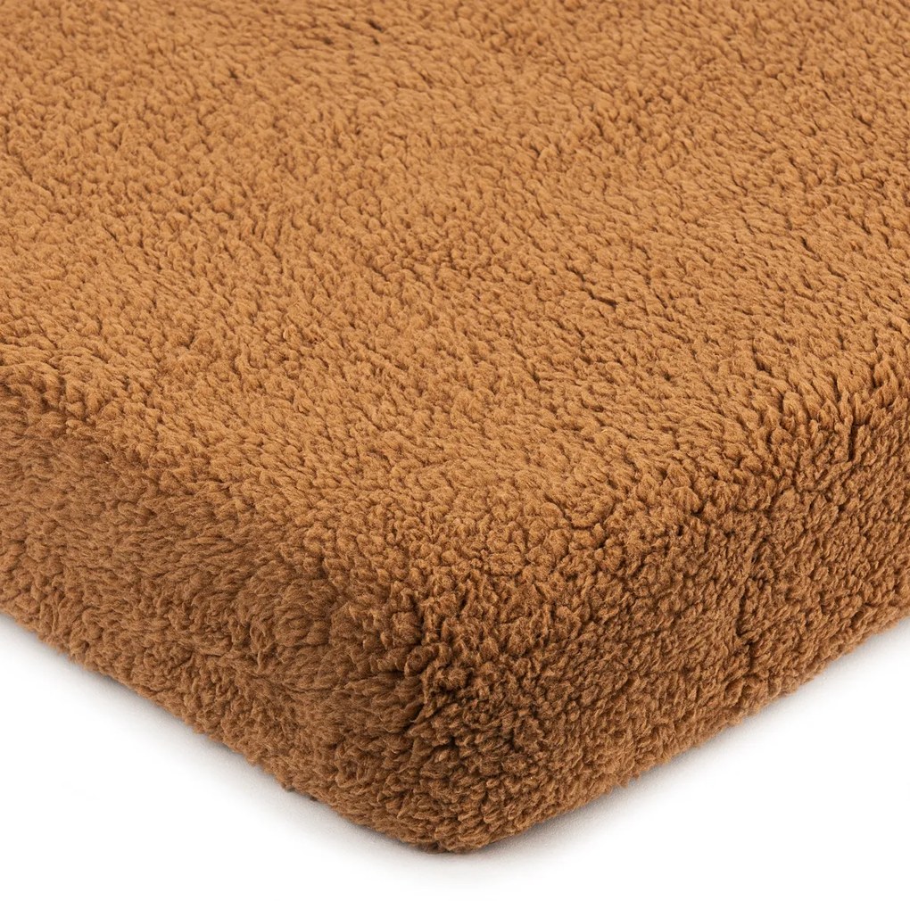 Cearşaf 4Home din imitaţie de lână, maro, 180 x 200 cm