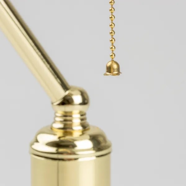 Brilagi - Lampă de birou BANK OFFICE, 1xE27/60W/230V, aurie/albă