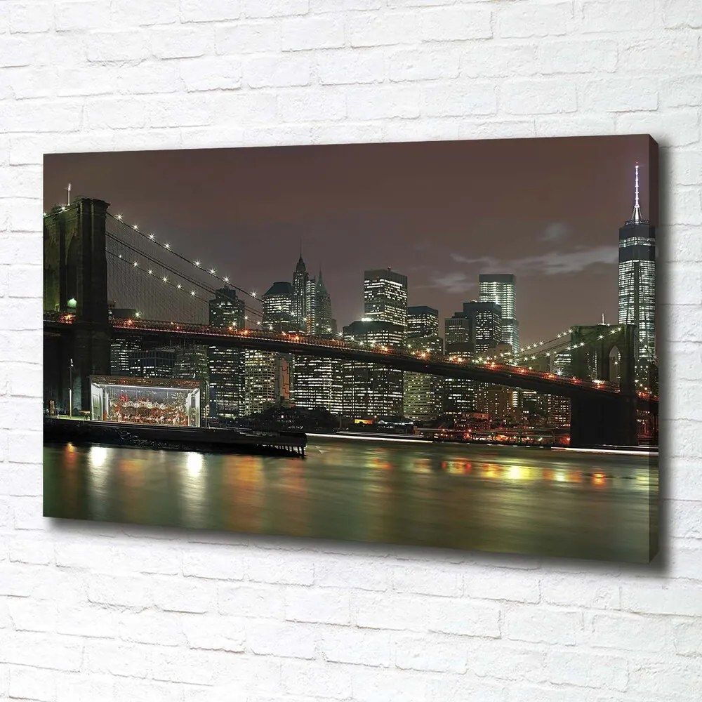 Tablou canvas New york, pe timp de noapte