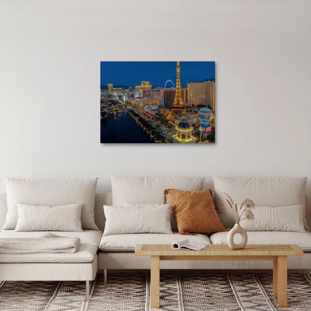 Tablou cu Las Vegas nocturn (70x50 cm)